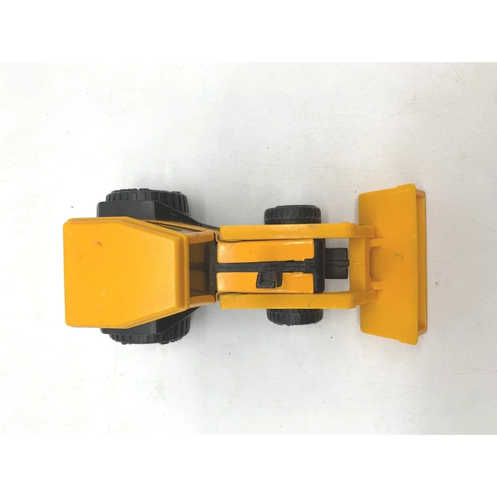 Vintage 1980 Buddy L Front End Loader Tractor Toy Yellow Diecast Metal Macau